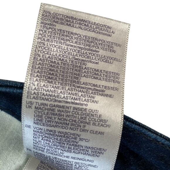 NYDJ Ami Skinny Dark Wash Blue Jeans - Size 12 - Picture 8 of 8